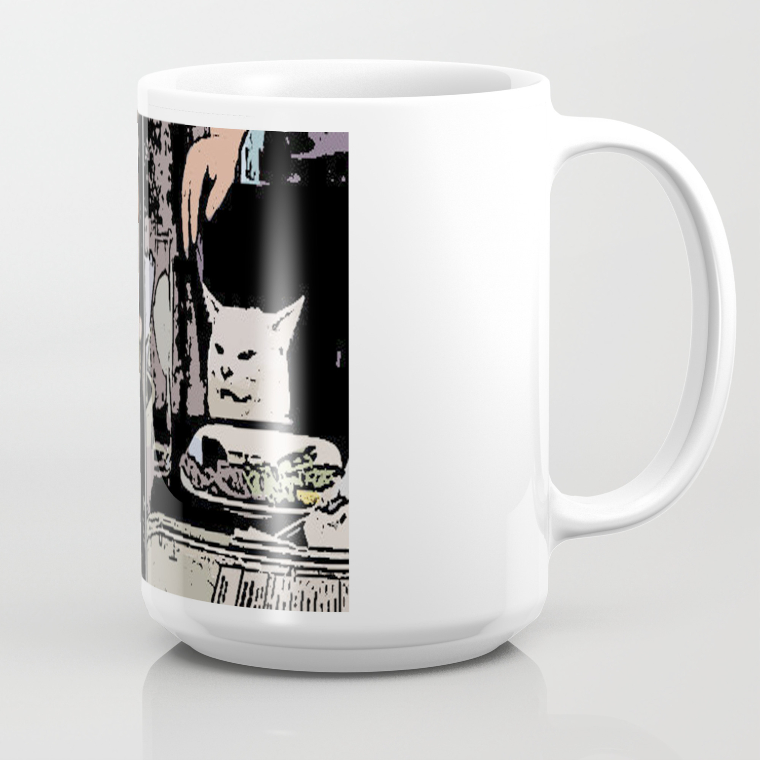 Woman Yelling At Cat Meme Coffee Mug By Valuescale Society6