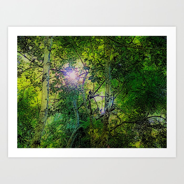 Resting Lemur Art Print