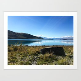 Lakeside View (Punakaiki, New Zealand) Art Print