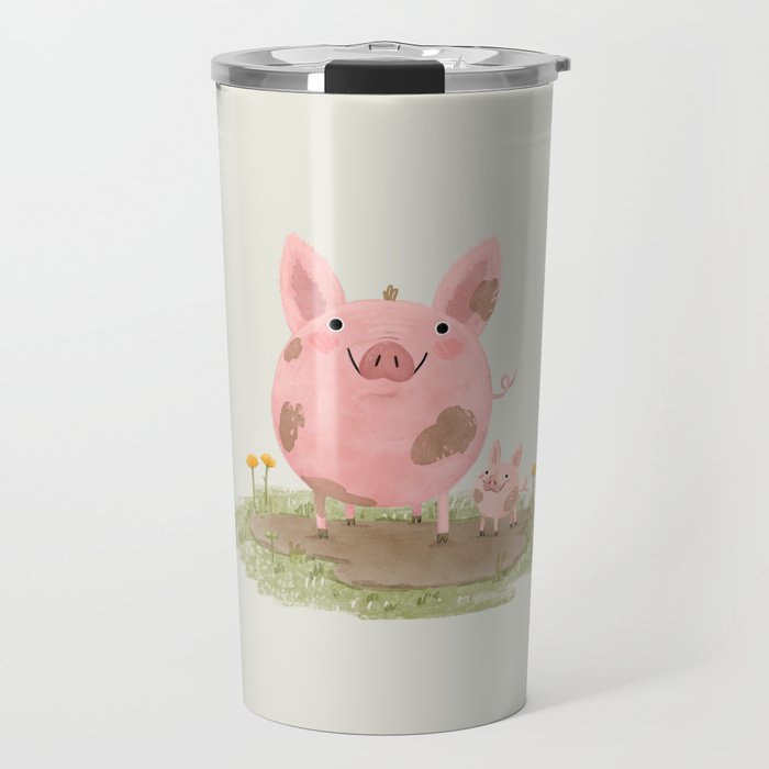 Piggies in a Mud Puddle Travel Mug