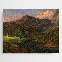 Tourn Mountain, Head Quarters of Washington, Rockland Co., New York, 1851 by Jasper Francis Cropsey Jigsaw Puzzle