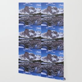 Notchtop Mountain and Lake Helene Panorama Wallpaper