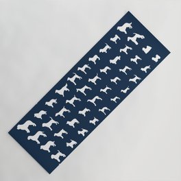 All Dogs (Navy) Yoga Mat