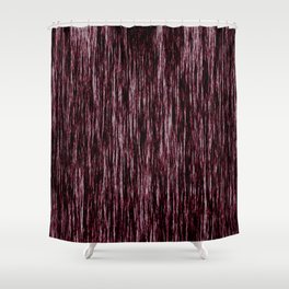Rain - Burgundy rain Shower Curtain