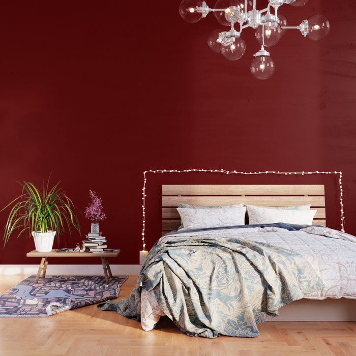 Blood Red - solid color Wallpaper by Make it Colorful | Society6