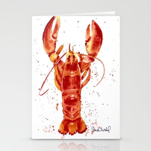 Lobster Stationery Cards