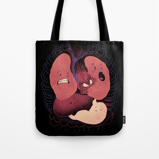 Heart Attack Tote Bag
