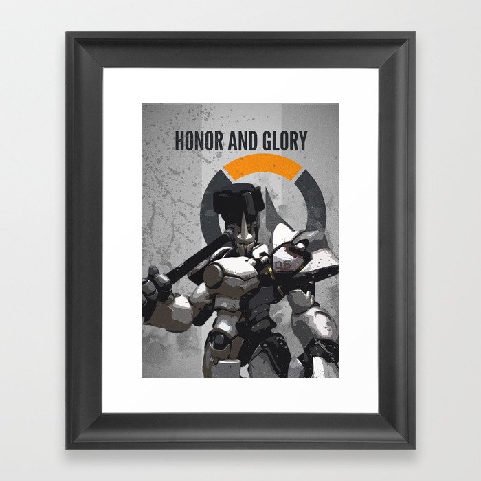 Honor and Glory Framed Art Print