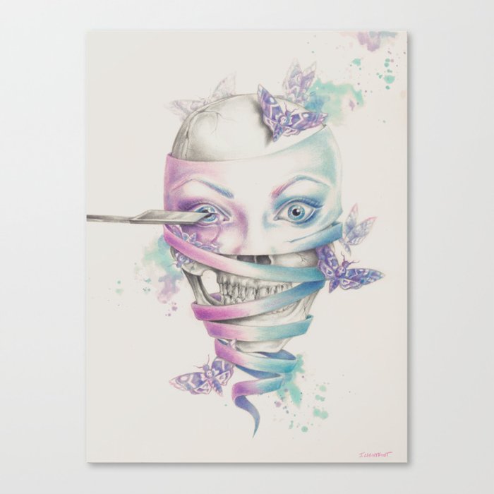 Il Etait Une Fois Canvas Print By Jenlightfoot Society6