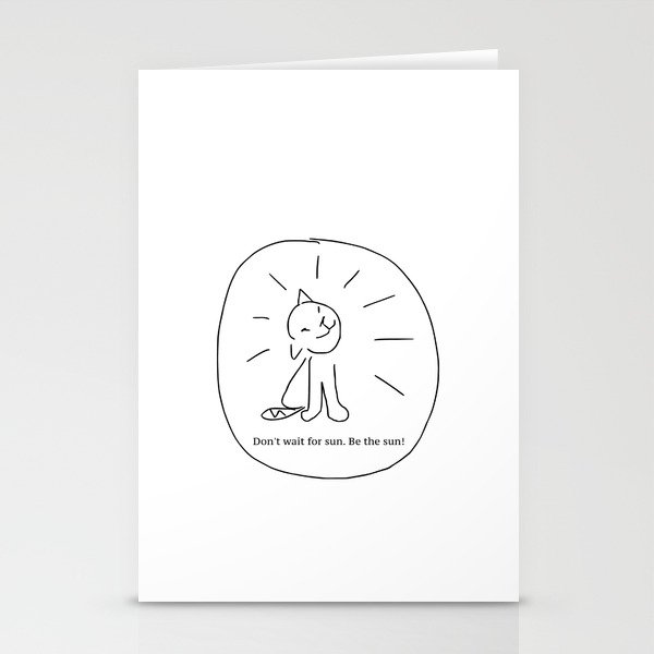 The sun Stationery Cards