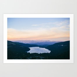 Donner Lake // California Art Print