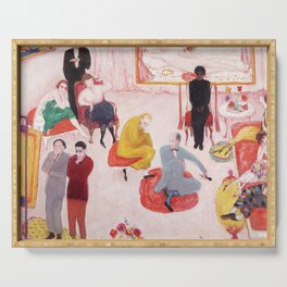 Florine Stettheimer "Studio Party, or Soiree" Serving Tray