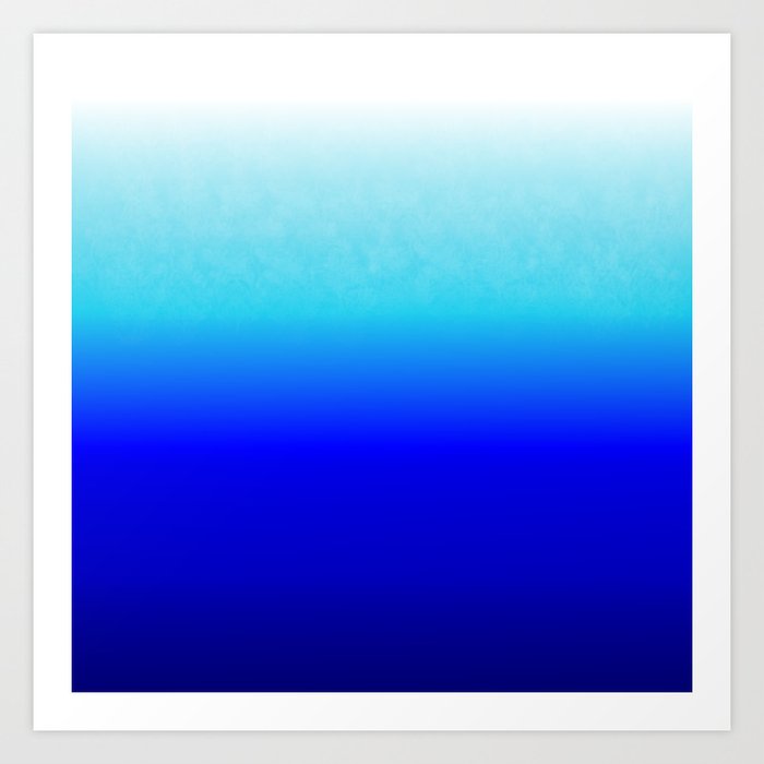 the blue serenity Art Print