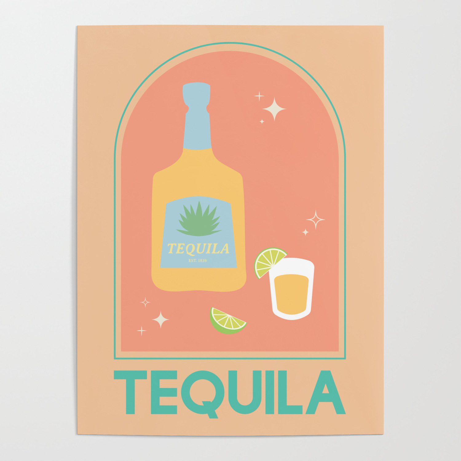 Tequila by April Lane Art |