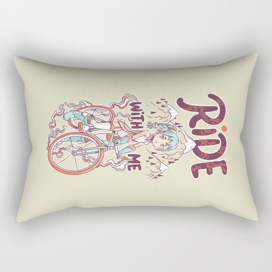 Ride With Me Rectangular Pillow