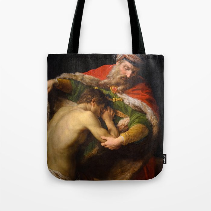 The Return of the Prodigal Son, 1773 by Pompeo Batoni Tote Bag