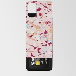 Elements Red Abstract Android Card Case