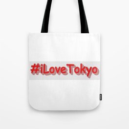 "#iLoveTokyo" Cute Design. Buy Now Tote Bag