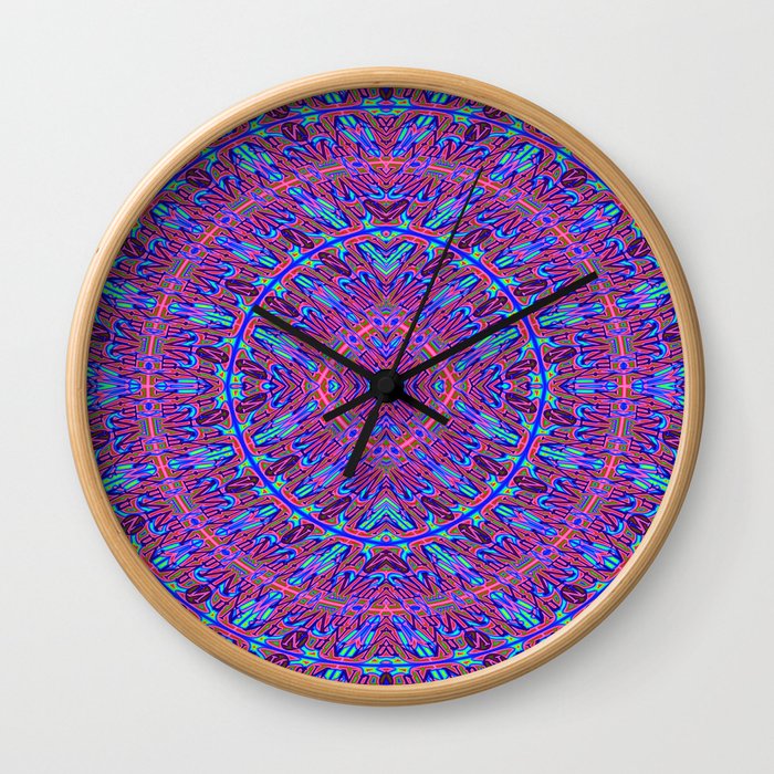 Nn - pattern 3 Wall Clock