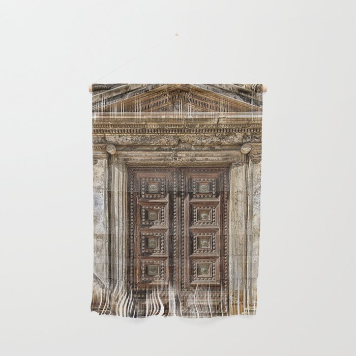 Roman Marble Doorway Photograph Wall Hanging