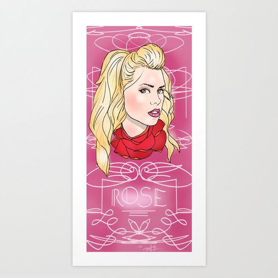 Rose Tint My World Art Print
