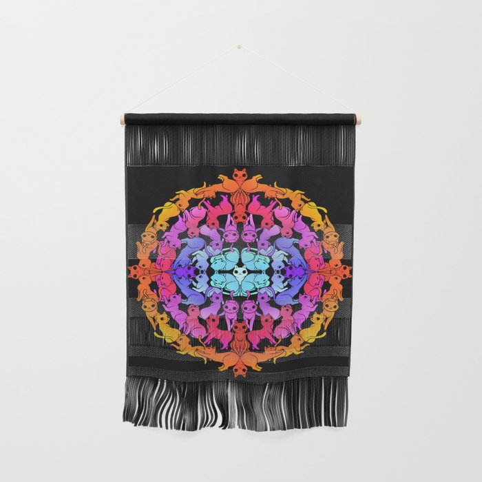 Mandala Cat Wall Hanging