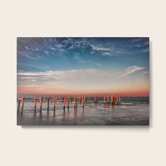 Pilings Metal Print