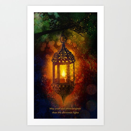 All is bright Art Print