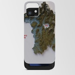 Ankara map in 3D effects iPhone Card Case