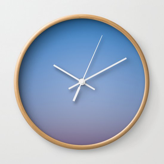 Sunset Gradient 2 Wall Clock