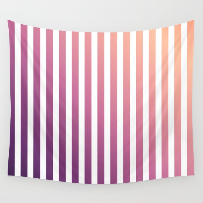 pastel stripes or pinstripes Wall Tapestry