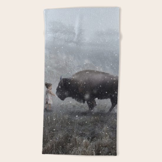 MeeTe Buffao Beach Towel