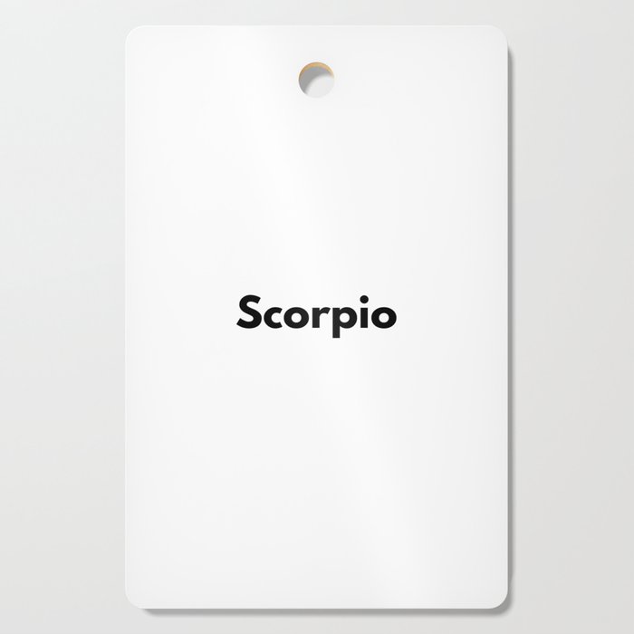 Scorpio, Scorpio Zodiac Cutting Board