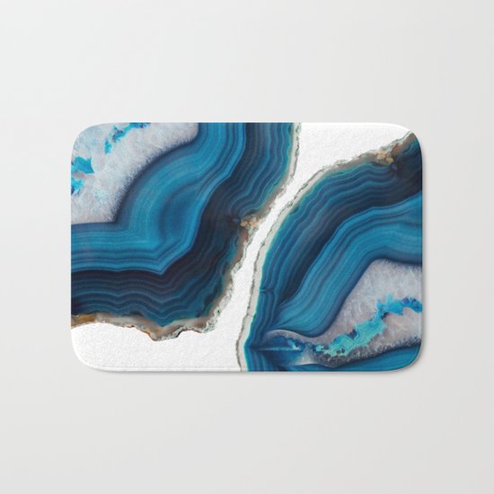Blue Agate Bath Mat
