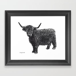 Scottish Highland Cattle Framed Art Print