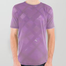 Abstract pink fractal background with various color lines and strips All Over Graphic Tee