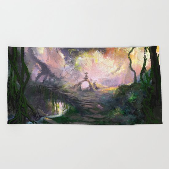 Enchanted Forest Beach Towel