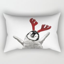 Reindeer Baby Penguin Rectangular Pillow