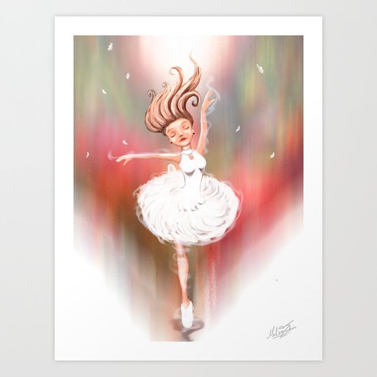 Lost In The Dance Art Print