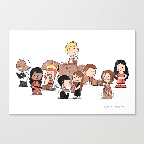 Firefly: The Gang - revised Canvas Print