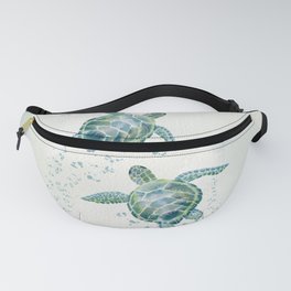 Two Sea Turtles  Fanny Pack