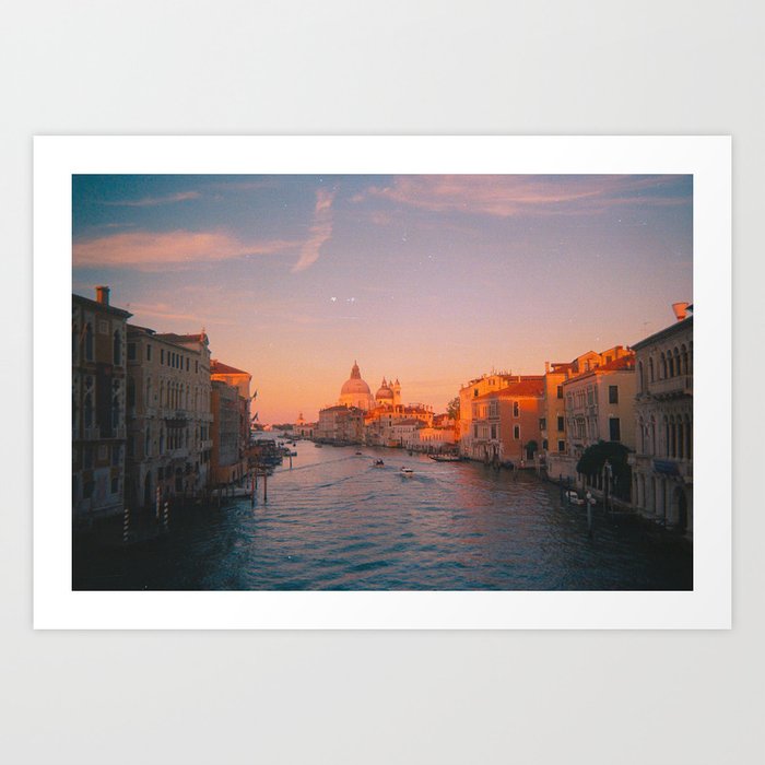 Venice on Film Art Print