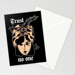 Trust No One Stationery Cards