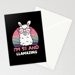 51 Year Old Bday Llamazing Llama 51st Birthday Stationery Cards | Design, Birthday, Family, Llamazing, Perfect, Outfit, Member, Matches, Shorts, Alpaca 