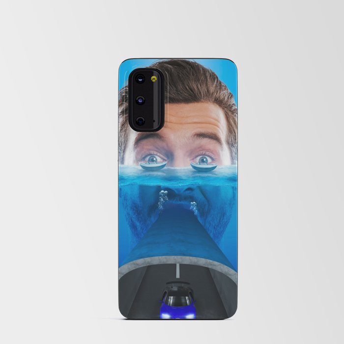 Human undersea entrance Android Card Case