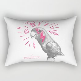 Contemptuous parrot Rectangular Pillow