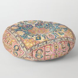 Amritsar Punjab North Indian Rug Print Floor Pillow | Carpet, Geometric, Hippie, Vintage, Ethnic, Floral, Oriental, Rug, Area, Punjab 