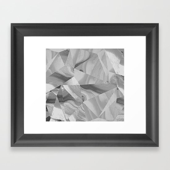 Irregular Marble II Framed Art Print