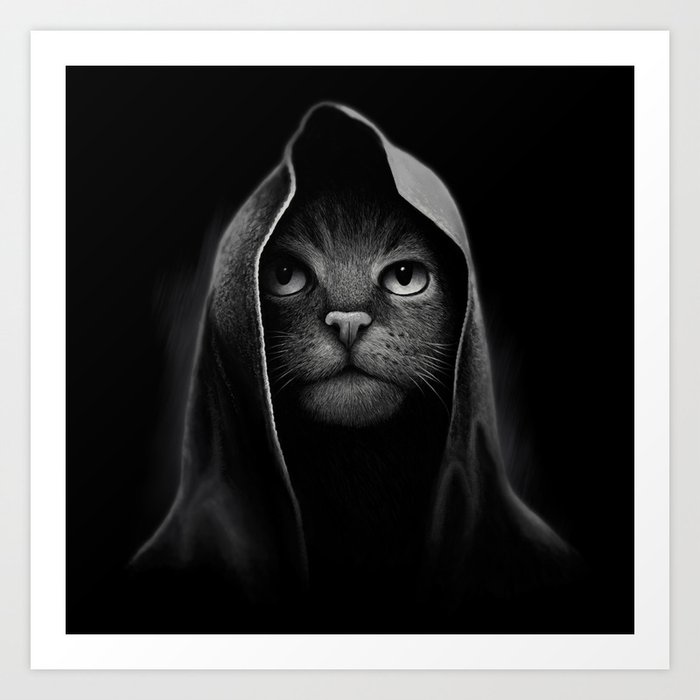Cat portrait Art Print