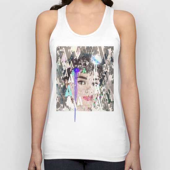 Audrey Type Abstract Art Unisex Tank Top